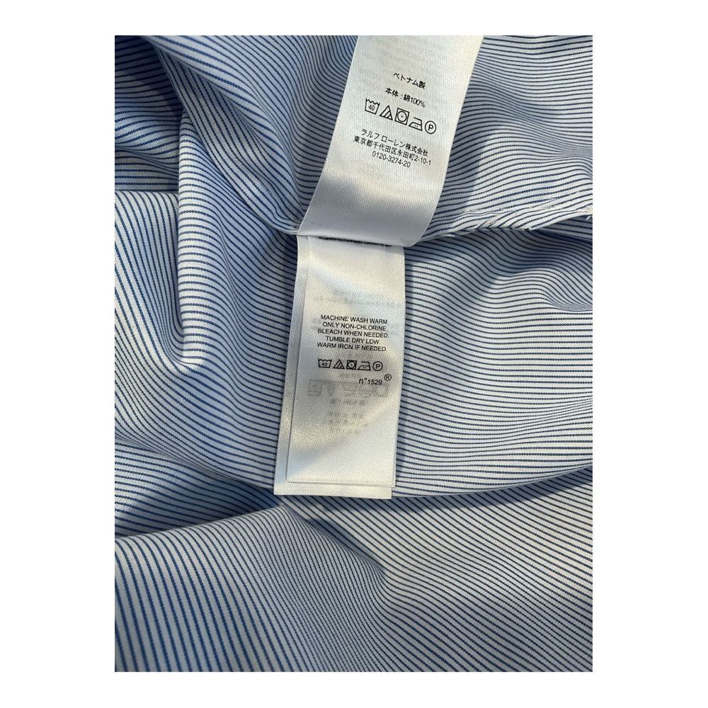Lauren Ralph Lauren Women's Size 2 Belted Blue White Stripe Midi Dress. - Picture 7 of 15